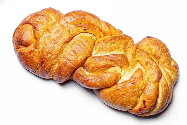 Pigtail bun on a white background (Flip 2020)