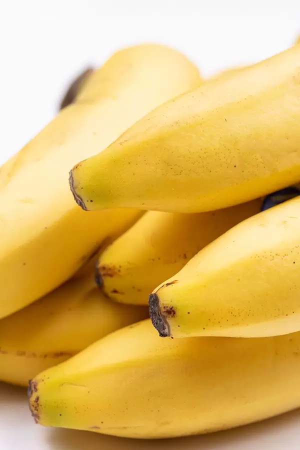Pile of fresh Bananas in closeup image