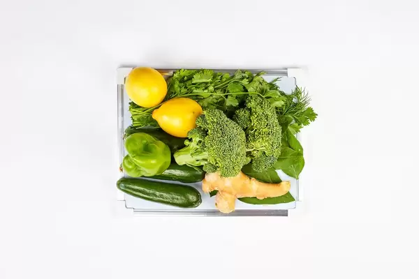 Pile of healthy and organic vegetables and fruits