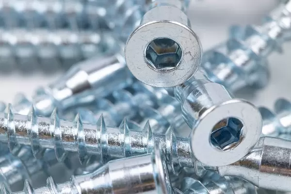 Pile of Screws for Wood with Hex thread