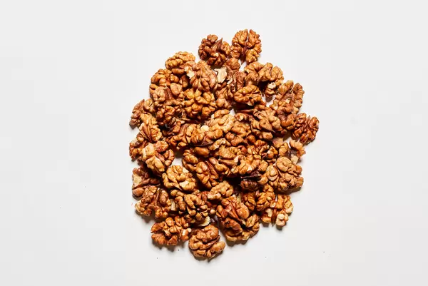 Pile of walnuts