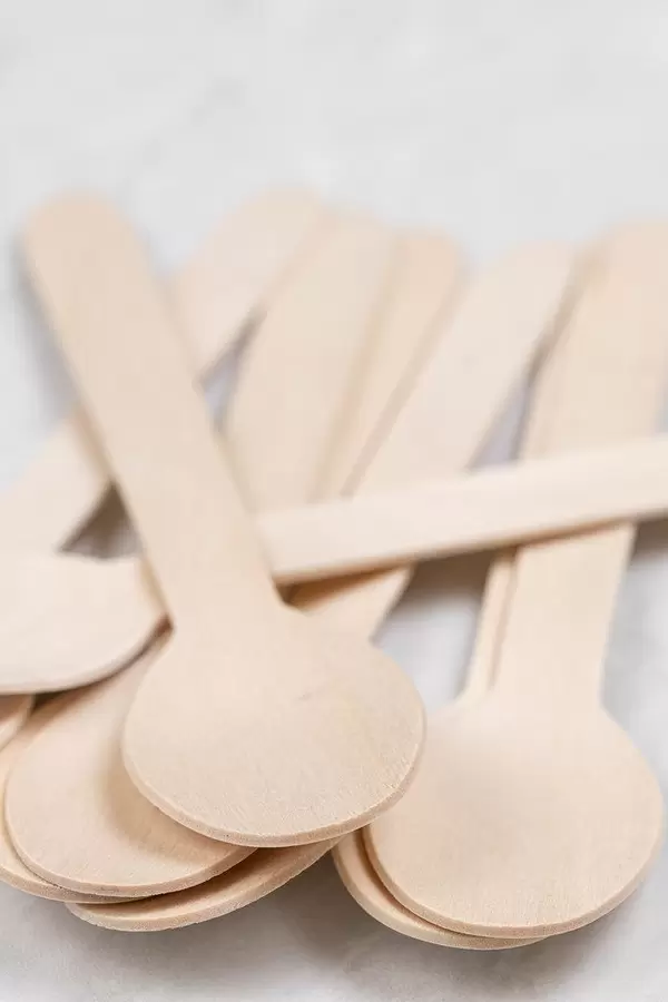 Pile of Wooden Spoons