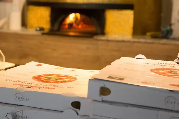 Pizzakartons im Eataly München