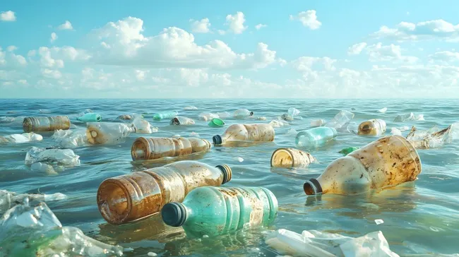 Plastikflut im Meer: Düsteres Umweltfoto zeigt Verschmutzung