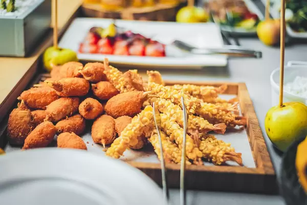 Plate of Fried Seafood