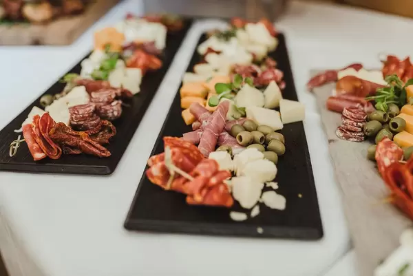 Plate Of Olives, Ham, Cheese, Dried Tomatos (Flip 2019)