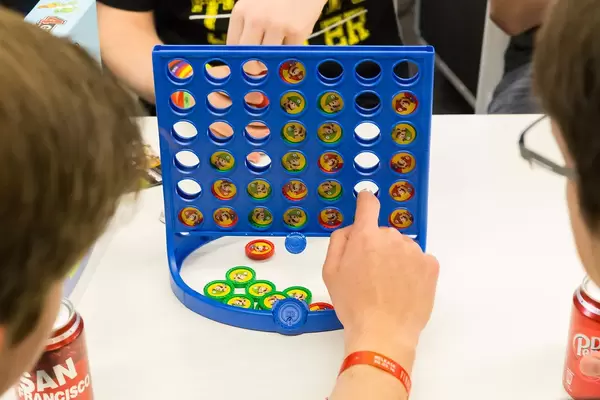 Playing the Super Mario Version of Connect 4
