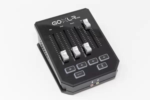 Podcast equipment: TC-Helicon Go XLR Mini. Online broadcast mixer for live streaming, content creation