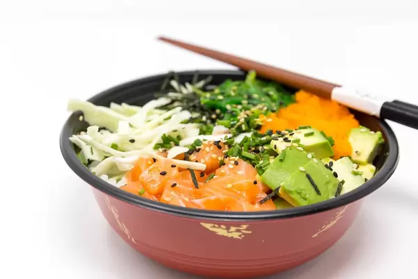 Poke Bowl Salmon Teriyaki - Healthy Food