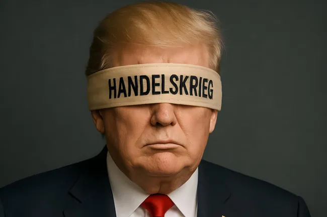 Politischer Führer mit Verbundenes Gesicht