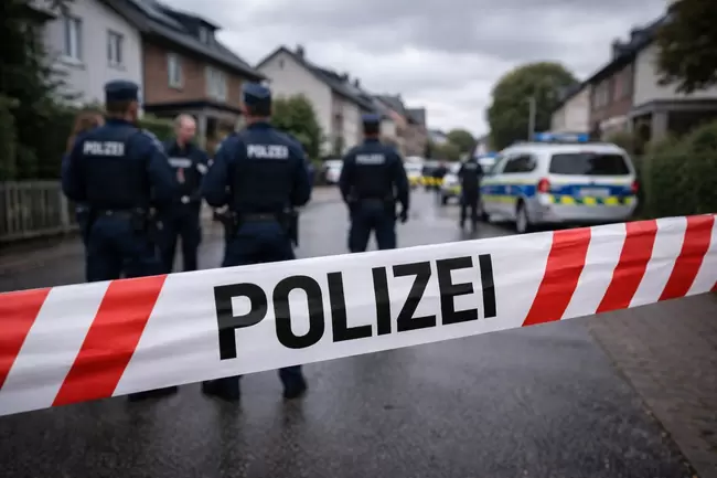 Polizeiabsperrung nach Vorfall in Wohngebiet