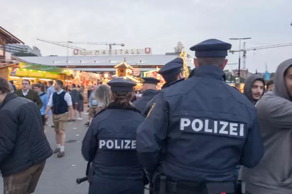 Polizeibeamte beim Oktoberfest 2017