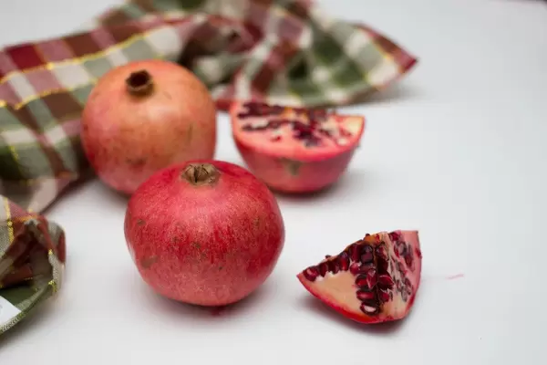 Pomenagrata Close Up on a white background
