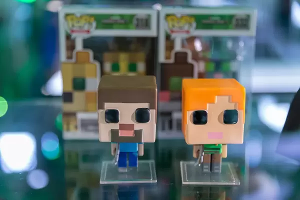 Pop! Minecraft figures at Gamescom