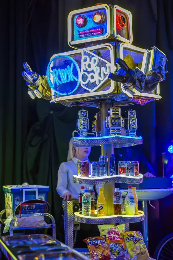 Popcorn-Verkauf-Roboter