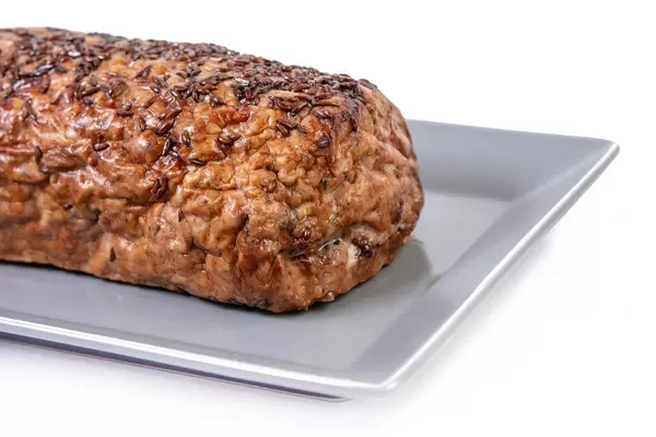 Pork and Chicken Meat Loaf on the plate (Flip 2019)