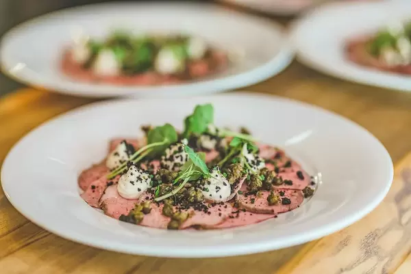 Pork Meat Salad with Capers