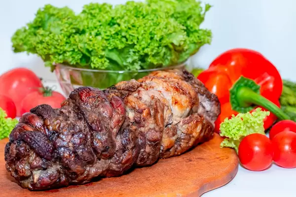 Pork roll with vegetables and herbs  Flip 2019