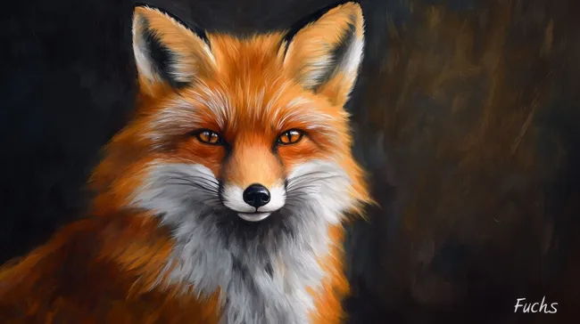 Porträt eines roten Fuchses: Eleganz in der Wildnis