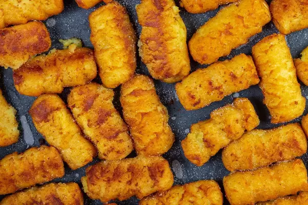 Potato Croquettes on the oven tray