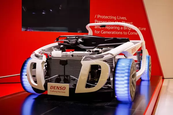 Präsentationsstand  von Denso bei der IAA 2017 in Frankfurt am Main