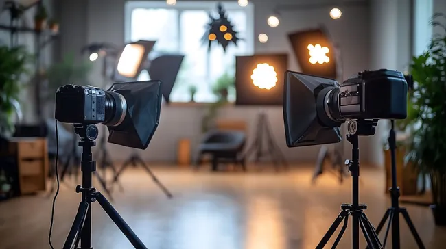 Professionelle Video-Produktionsausrüstung für hochwertige Aufnahmen