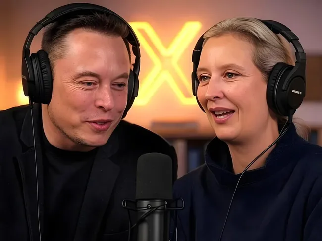 Prominente Personen im Gespräch für Podcast-Interview