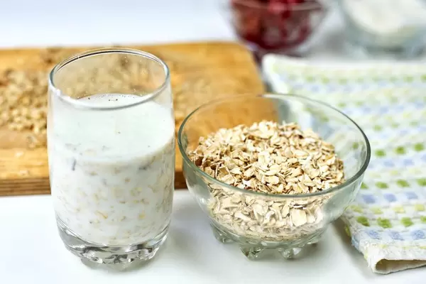 Protein shake with oatmeal