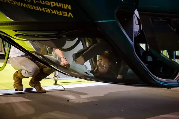 Prüfungsstelle der Deutschen Verkehrs Wacht  bei der IAA 2017 an