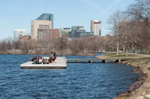 Public Garden in Boston, USA