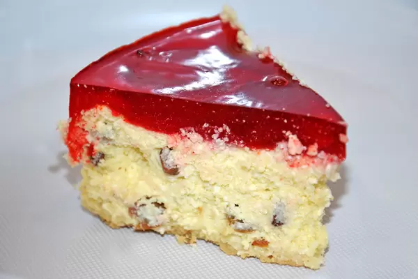 Quarkauflauf mit Erdbeergelee