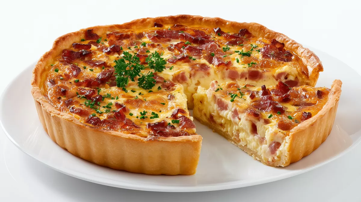 Quiche Lorraine der Klassiker mit Speck und Sahne