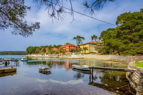 Quiet bay on island Losinj, Croatia