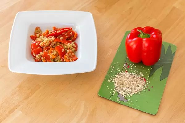 Quinoa mit Paprika