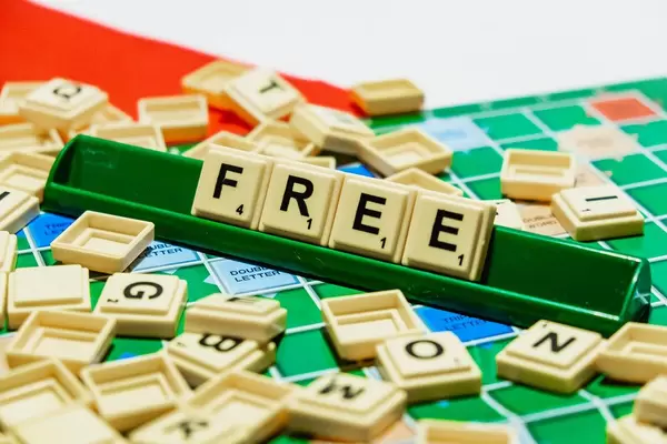 "Free" word on scrabble