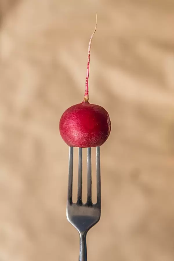 Radish on fork (Flip 2019)