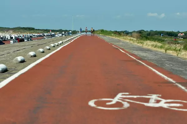 Radweg in Renesse, Niederlande