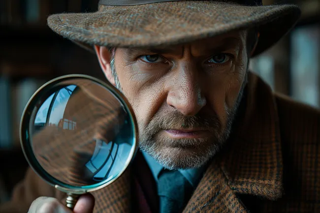 Rätselhafter Ermittler in einer Geschichte