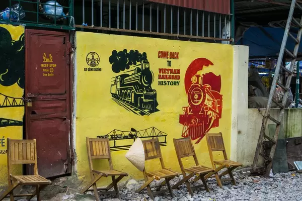 Railway Cafe in Hanoi