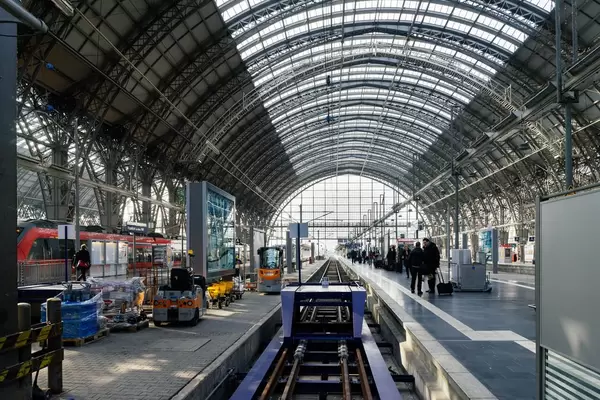 Railway station in Frankfurt / Frankfurt Bahnhof