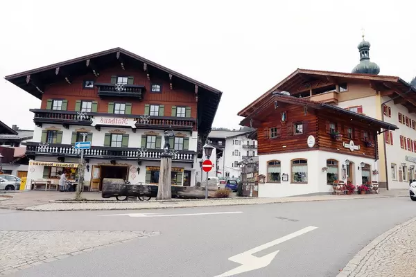 Rathaus in Reit im Winkl, Austria. Town hall (Flip 2019)