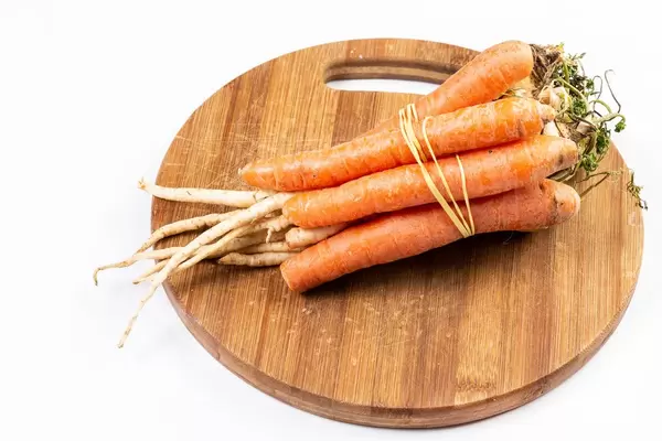 Raw Soup Vegetables on the cutting board