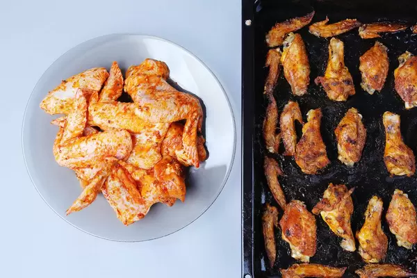 Raw versus baked chicken wings (Flip 2019)