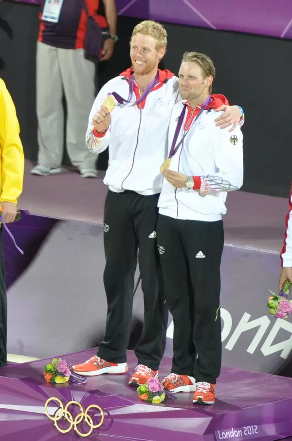 Reckermann / Brink bei der Siegerehrung