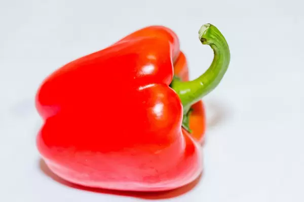 Red pepper on white  Flip 2019