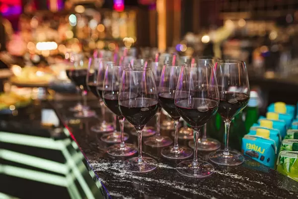 Red Wine Served In Restaurant (Flip 2019)