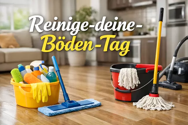 Reinige-deine-Böden-Tag am 3. August