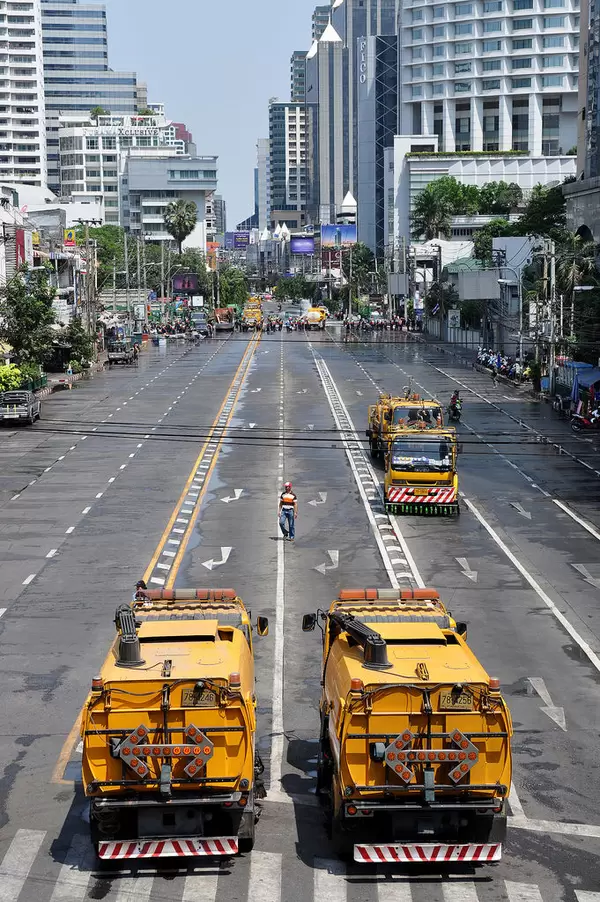 Reinigungsarbeiten in Bangkok