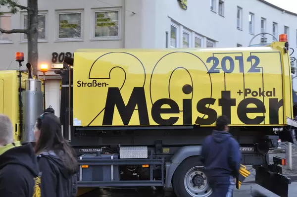 Reinigungsfahrzeug in Dortmund 2012