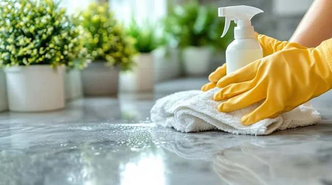 Reinigungsmittel für glänzende Küchenoberflächen